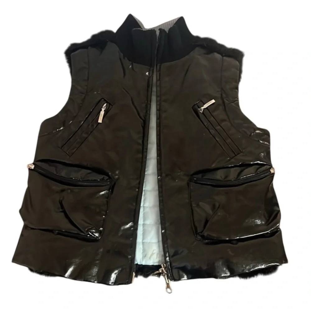 Authentic GF Gianfranco Ferre designer girls toddler convertible jacket vest 3